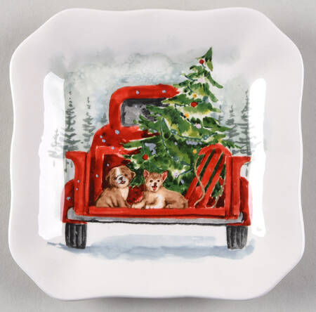 MXE77 Square Appetizer Plate