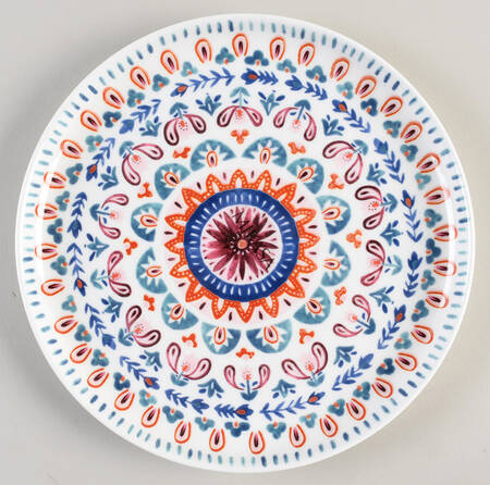 Painted Medallion Salad Plate