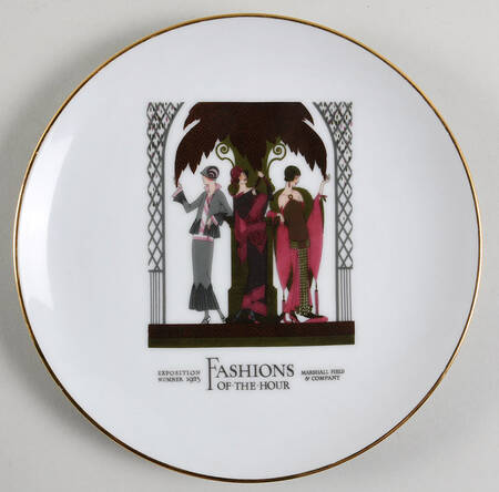 Fashions of the Hour Salad Plate