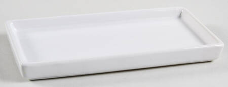 Stoneware White (Serveware) Rectangular Butter No Lid