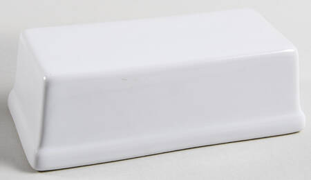 Stoneware White (Serveware) Lid for Rectangular Butter