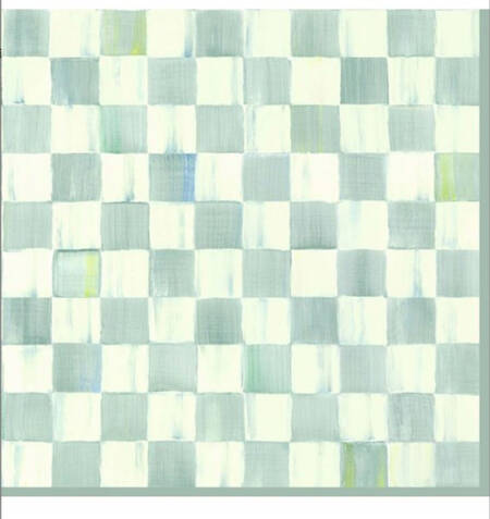 Sterling Check Package of Paper Dinner Napkins