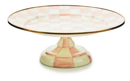 Rosy Check (Enamelware) Cupcake Stand