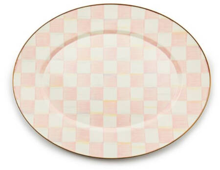 Rosy Check (Enamelware) 22" Oval Serving Platter