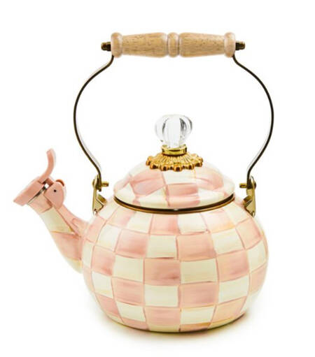 Rosy Check (Enamelware) Kettle & Lid