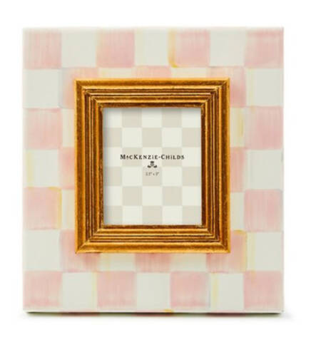 Rosy Check (Enamelware) Frame-Holds 2.5" X 3"