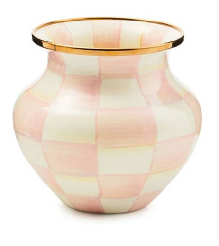 Rosy Check (Enamelware) 4" Vase