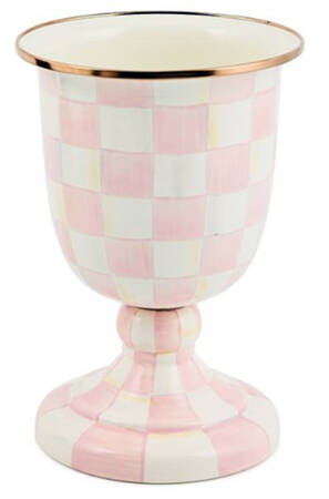 Rosy Check (Enamelware) Pedestal Vase
