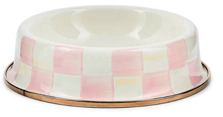 Rosy Check (Enamelware) Small Pet Bowl