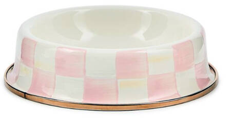 Rosy Check (Enamelware) Medium Pet Bowl