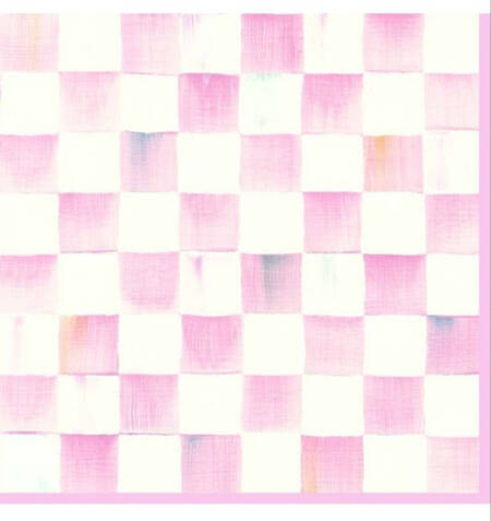 Rosy Check Package of Paper Luncheon Napkins