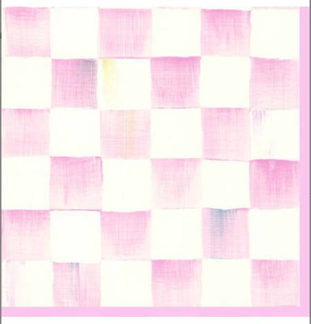 Rosy Check Package of Paper Cocktail Napkins