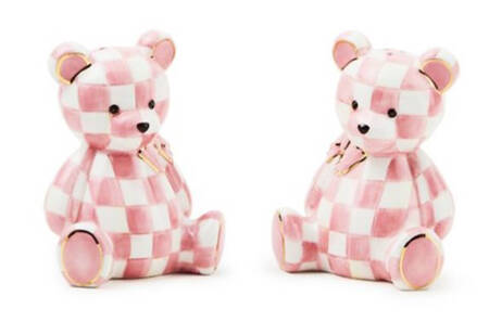 Rosy Check Figural Salt & Pepper Set