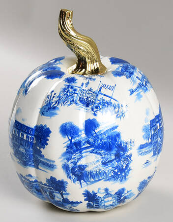 Seasonal Home Decor Pumpkin Figurine