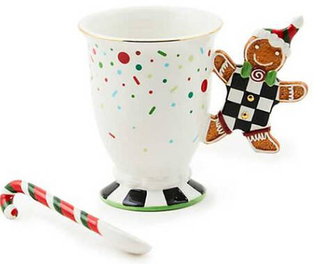Bakeshop Mug & Spoon Set