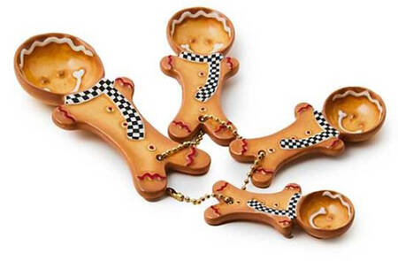Bakeshop (4 Pc) Ceramic Measuring Spoon Set