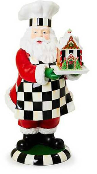 Bakeshop Resin Bakeshop Santa Figurine