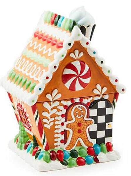 Bakeshop Figural Cookie Jar & Lid