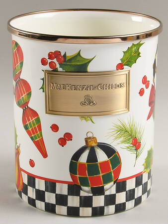 Deck the Halls Medium Canister No Lid