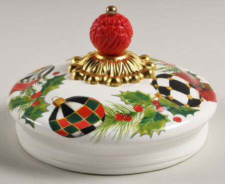 Deck the Halls Lid for Medium Canister
