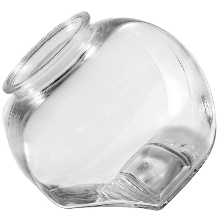 Deck the Halls Glassware Cookie Jar No Lid