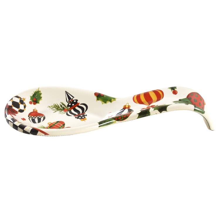 Deck the Halls Spoon Rest/Holder (Holds 1 Spoon)