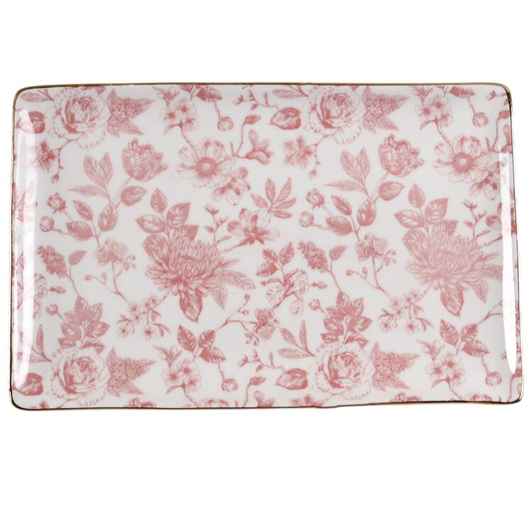 Toile Dinnerware 10" Sandwich Tray