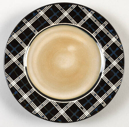 Tartan Blue Salad Plate