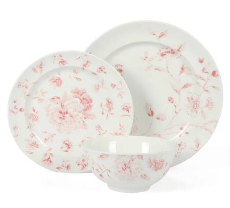 Empress Bouquet Pink Dinner Plate