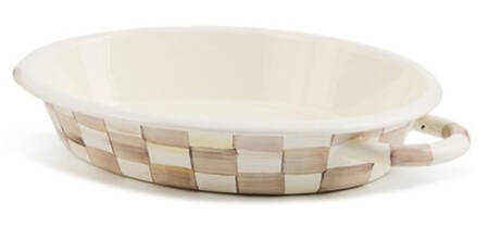 Mocha Check (Enamelware) Augratin