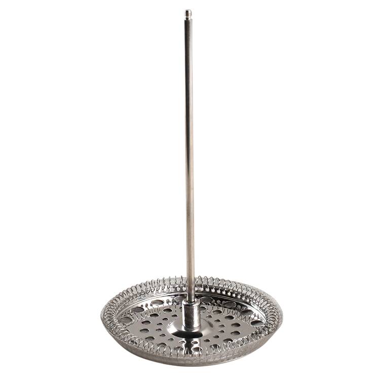 Mocha Check (Enamelware) Metal Press for French Press Coffee Pot