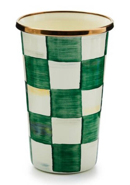 Emerald Check 10 Oz Tumbler