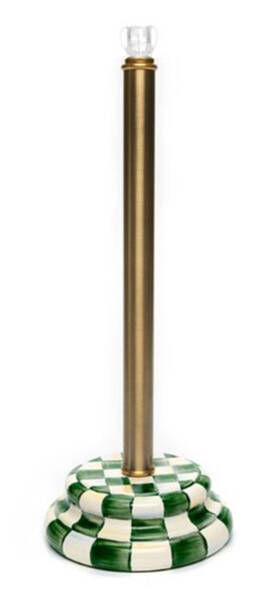 Emerald Check Toilet Tissue Stand