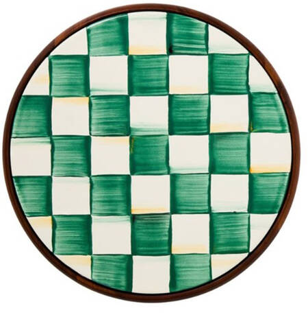 Emerald Check Trivet