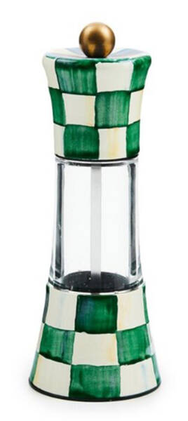 Emerald Check Grinder for Salt Or Pepper Mill