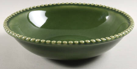 Perola Green Coupe Soup Bowl