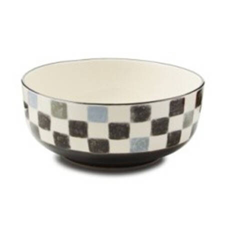Check 9" Round Serving Bowl