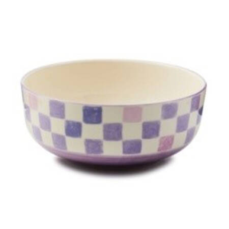 Check 9" Round Serving Bowl