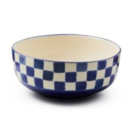 Check 9" Round Serving Bowl