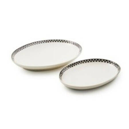 Courtly Check Everyday 11" Oval Serving Platter