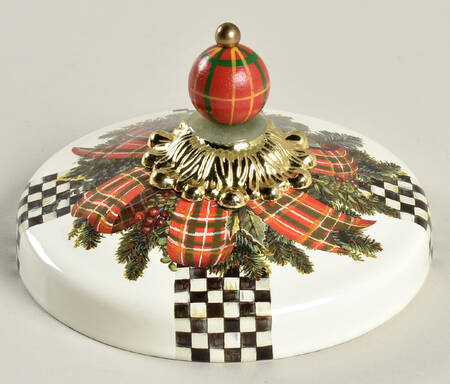 Evergreen Enamelware Lid for Round Butter