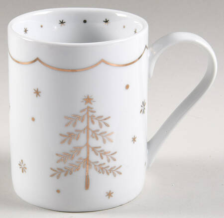 Gold Tree Snowflake Mug by Monterey Bay
