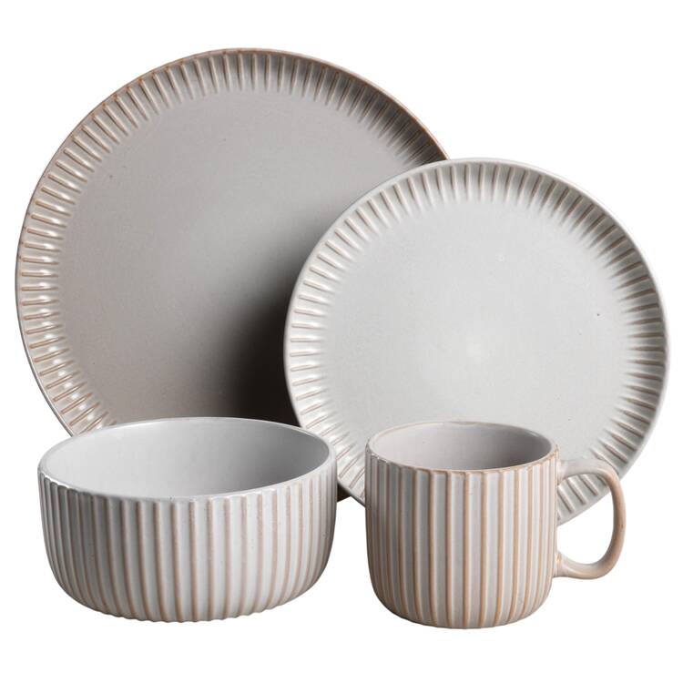 ME71 Taupe 4 Piece Place Setting