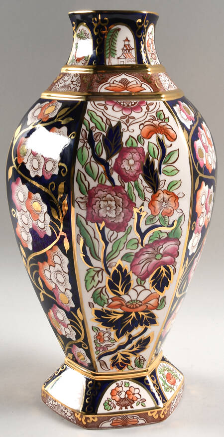 Penang 18" Hexagonal Hall Vase No Lid