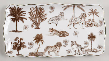 Taupe Tropical 10" Rectangular Tray by Monterey Bay