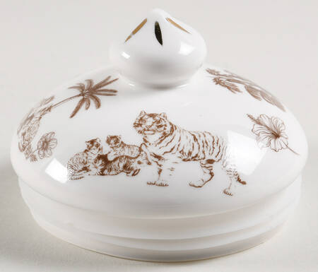 Taupe Tropical Lid for 7" Storage Jar