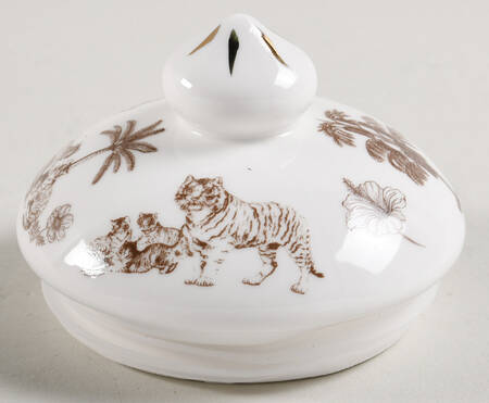 Taupe Tropical Lid for 6" Storage Jar