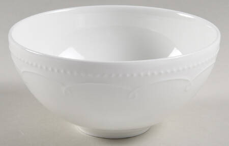 Beaded Scroll Soup/Cereal Bowl by Martha Stewart
