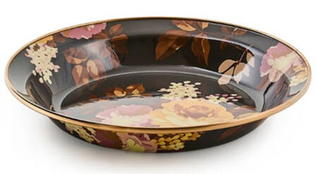Wild Rose-Brown (Enamelware) 9" Pie Baking Plate