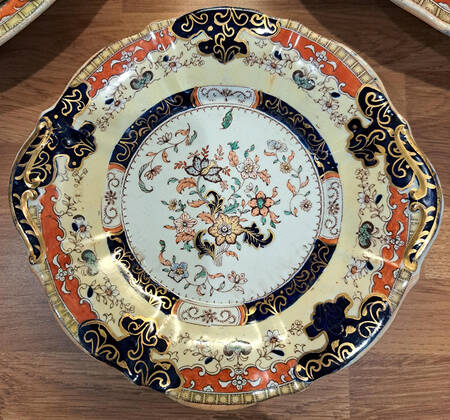 1864 Handled Cake Plate